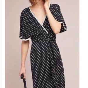Beachgold Wrap Dress from Anthropologie